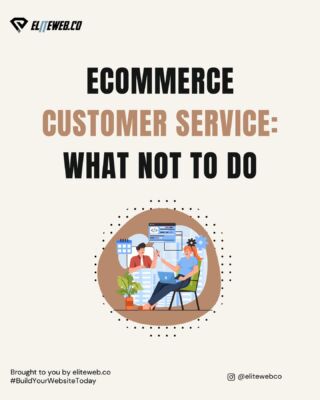 Here are some things that many should take note on what NOT TO DO when running an e-commerce website 💻   Get fast hosting with Elite today!🔗

#elitewebco #virtualserver #virtualserverhosting #webhosting #fasthosting #hosting #website #buildyourwebsitetoday #ecommercetips